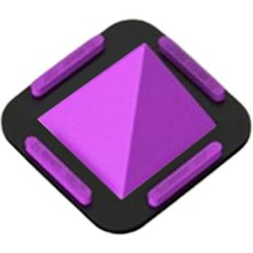 하프위니 미니 삼각대 홀더, 퍼플, 1개