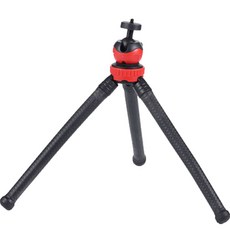 하프위니 스마트폰 미니 삼각대 플렉서블 블랙, 1개