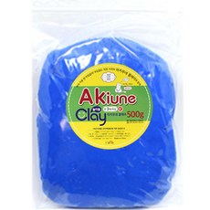 아키우네 유아용 지퍼백 클레이, 파랑, 500g, 1개