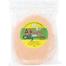 아키우네 유아용 지퍼백 클레이, 살구, 500g, 1개