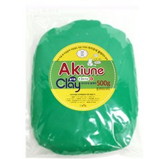 아키우네 유아용 지퍼백 클레이, 초록, 500g, 1개