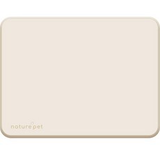Nature Pet 寵物防滑矽膠餐墊, 1個, 米色