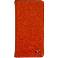 에스엠씨 썸 천연소가죽 플립커버 휴대폰 케이스