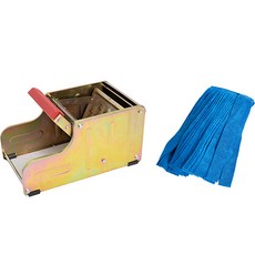 Clean Mate 鐵腳抹布+輕便馬波拖把 藍色組, 1組, 藍色