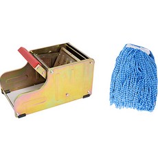 Clean Mate 鐵腳拖把+超細纖維抹布 拖把型組, 1組