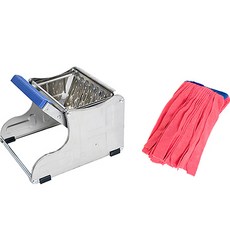 Clean Mate 鐵腳拖把+輕便馬波拖把 藍色組, 1套, 藍色