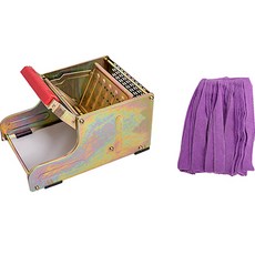 Clean Mate 強力擰乾器 + 高級超細纖維拖把布 紫色套組, 1套