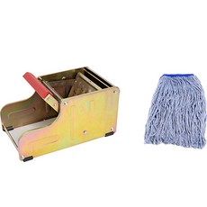 Clean Mate 鐵腳拖把+高級青紗馬波拖把組, 1組