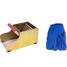 Clean Mate 鐵腳拖把+超細纖維抹布組, 1組