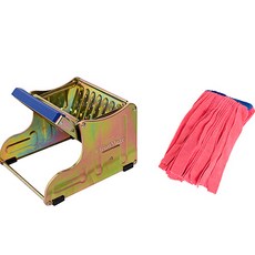 Clean Mate 寬版鐵腳脫水器 + 輕便拖把布 粉紅色套組, 1套