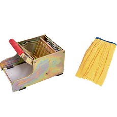 Clean Mate Power拖把清潔刷+拋光抹布 黃色組, 1組