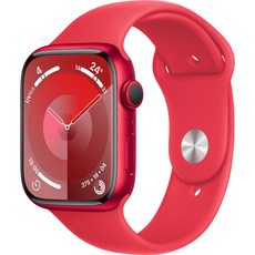 Apple 애플워치 9 GPS, PRODUCT RED, 45mm, (PRODUCT)RED / (PRODUCT)RED 스포츠 밴드, S/M