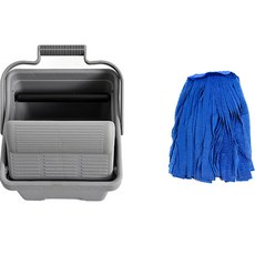 Clean Mate 滑動清潔刷 大型+超細纖維抹布拖把組, 1套