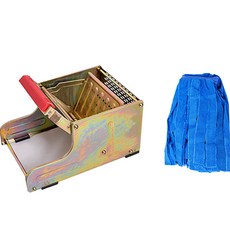 Clean Mate Power拖把清潔刷+超細纖維抹布 高級 藍色組, 1組, 藍色