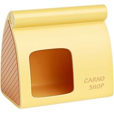 CARNO 햄스터 치즈샵 은신처 L, 치즈 옐로우, 1개