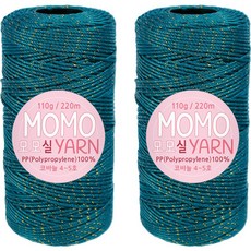 毛線國度 MOMOYAN 編織線, 72 金海藍色