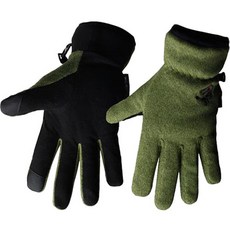 WOLFLAUNCH SMART TOUCH KNIT 登山手套, 綠色, 1個