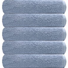 Songwol 松月 飯店御用30支棉製素色毛巾 170g, 明亮的天空, 5個