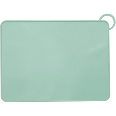 PETSTRY 寵物矽膠餐具防滑墊, 薄荷綠, 1個