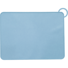 PETSTRY 寵物矽膠餐具防滑墊, 藍色, 1個