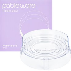 Fableware寵物波浪水盆架, 1個, 透明