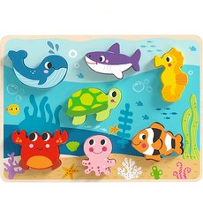 TOOKY TOY 拓客 海洋立體拼圖 265, 1個, 7件