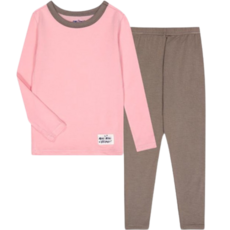 mollimelli friends 童款日常休閒莫代爾長袖家居服+家居長褲組