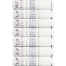 송월타올 CM 다이아몬드 세면타월 160g 30수 뱀부얀 + 면사, 아이보리, 7개