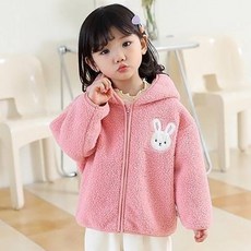 Bebeniz 兒童款寶寶角色刷毛連帽拉鍊外套
