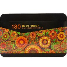 Brutfuner 高級款第三代油性色鉛筆鐵盒, 180色, 1個