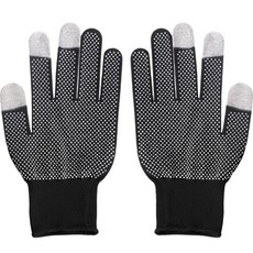 ETUDIER 야외 등산 라이딩 장갑, 블랙, 1세트