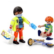 Playmobil 摩比人 救護人員與兒童 71245, 1個