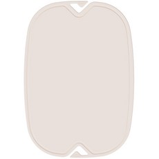 이놀 라니아 TPU 실리콘 양면 도마, 베이지핑크, 1개