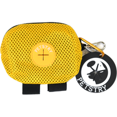 펫스츄리 강아지 산책 풉백 케이스 + 봉투 홀더 세트, 오렌지, 1개