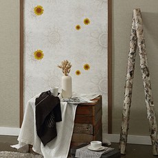 접착식 단열벽지 D68747, 노란해바라기(D68747-2510)