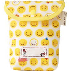 ShuShu Room幼兒園幼兒防水藥袋, 黃色（微笑）