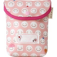 Chouchourroom 嬰幼兒用 托兒所 幼稚園 防水藥袋, 粉紅色(微笑)
