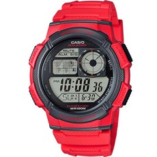 CASIO 卡西歐 男款軍規世界時間電子手錶 AE-1000W-4A
