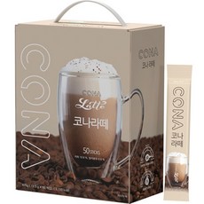 CONA 烘焙拿鐵即溶咖啡粉隨身包, 13.5g, 50條, 1盒