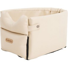 REDPUPPY 寵物Recaro中控台汽車座椅 圓形, 摩登米色, 1個