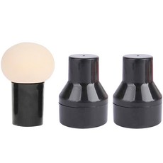 便攜式棒狀粉撲, 3個, 黑色