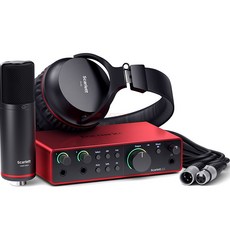 Focusrite 第四代錄音介面套組, Scarlett 2i2 Studio 4th Gen, 單一顏色