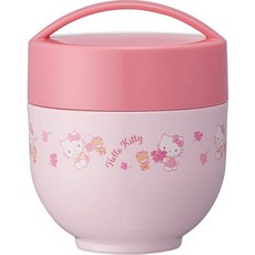 Skater 三麗鷗配菜容器+不鏽鋼保溫容器一體型組 540ml LDNC6AG, Hello Kitty, 1個