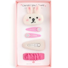 chenny bongbong 可愛跳跳兔髮夾組