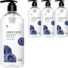 Homekeeping 氣泡型苔蘚莓香洗碗精, 750ml, 4個