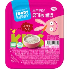 푸디버디 부드러운 유기농 쌀밥, 140g, 24개