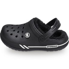 SPORDINO 冬季內刷毛洞洞鞋+裝飾鞋扣 2入