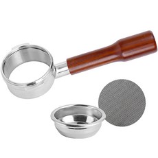 칼딘 브레빌 9시리즈 바텀리스 커피 포터 필터 58mm + 퍽 스크린 필터 58mm 세트, 로즈우드, 1세트