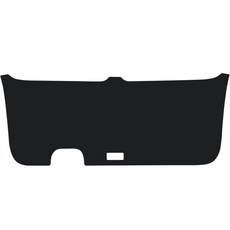 MAYTON 原廠色皮革防刮後車廂門飾板 SC, 黑色, Hyundai The New Palisade