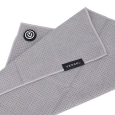 Vessel 高爾夫超細纖維毛巾 S31B6AC601, 灰色, 1個